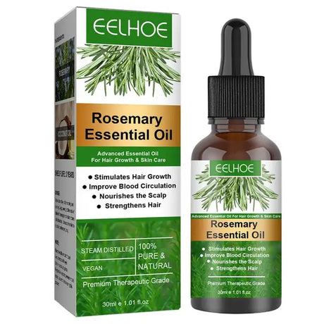 Rosemary Essentiall Oil Hair Growth Products Organic Hair Products Scalp Hair Strengthening Oil for Nourish Shiny Hair Healthy